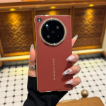 OPPO Find N6 jaoks &Uuml;mbris Uus Luksuslik PU Nahast Kile Plaaditud Kaitsev Tagakaas &Uuml;mbris OPPO FIND N6 N 6 Telefoni Kest OPPO Find N6 punane