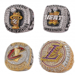 K&otilde;ige populaarsemad ehted Vintage s&otilde;rmused Kohandatud Korvpall Lakers Cavaliers Meistriv&otilde;istluste s&otilde;rmus Lebron Inkrusteeritud kivid peoks 11&4 championship rings(type 1) kuld