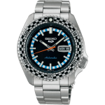 Seiko 5 Sports SRPK67K1 Must-valge ruuduline lipp Automaatne Meeste k&auml;ekell 42.5mm h&otilde;be
