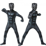 Must Panter Cosplay Esitus&uuml;likond Halloweeni Kost&uuml;&uuml;m Superkangelase Kost&uuml;&uuml;m Lastele Poistele Meestele E 100