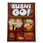 1 karp l&otilde;bus kaartm&auml;ng Sushi Go perekogunemise lauam&auml;ng kaardid Sushi Go Party kaardim&auml;ngude komplekt rull loominguline p&uuml;hadekingitus as the picture