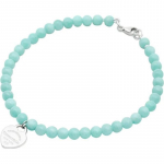 TIFFANY &CO Logo S&uuml;damekujuline Ripats 925 H&otilde;be Amazoniit K&auml;ev&otilde;ru Meestele ja Naistele Paaristiil Sinine H&otilde;be 30157516-H&otilde;be/Sinine M sinine