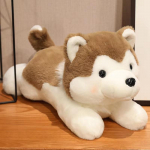30/40/50cm Armas Koeravaljak Husky Padi Pl&uuml;&uuml;sist M&auml;nguasi Armas Loom T&auml;idisega Nukk Kodu Kaunistus Beebi S&uuml;nnip&auml;evakingitus 30cm