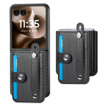 S&uuml;sinikkiust Nahkkate Motorola Razr 60 50 40 Ultra Kest Moto Razr 60 50 40 Telefonikoti Randmepael Kaardihoidja Rahakott Motorola Razr 40 Ultra sinine