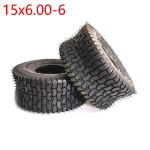 15x6.00-6 Tubeless rehv 15*6.00-6 Vaakumrehv Muruniiduki golfik&auml;ru ATV Buggy Quad Bike Go Kart p&otilde;llumajandusmasina rattaosad gray