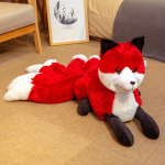 Haldjas Figure &Uuml;heksa Saba Rebane Pl&uuml;&uuml;sist M&auml;nguasjad T&auml;idisloom &Uuml;heksasaba Punane Kitsune Nukk Loov Kingitus Elutruu Rebane Loomad Dekoratsioon M&auml;nguasi 25X55cm beige