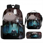 Hollow Knight &Otilde;pilase Koolikott Laste Seljakott Multikas Anime Seljakott Meeste Reisikott Suure Mahutavusega Lihtne Three piece backpack set