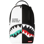 Sprayground Shark Suur Logo Hai Suu Must Ja Valge V&auml;rviplokk PVC Seljakott Unisex Seljakott W1035717 black