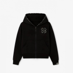 Unisex Streetwear &Otilde;ieplaastriga T&otilde;mblukuga Huppari ja Jooksja Komplekt Vabaaja R&otilde;ivastus Small black