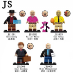 Breaking Bad Mini tegevuskujud MB1025 5-osaline ehitusklotside komplekt Js1001-1005 5pcs