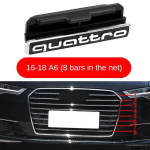 Audi A4 A6 Q3 Autok&uuml;lge Quattro Logo Esiv&otilde;re M&auml;rk Embleem Kleebis Drive Tail Quattro Standard A6 2016-2018-8 Bars
