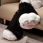 Fursuit K&auml;pad Kindad Saapad Hiiglaslik Kantav Tiib Tarvikud Pl&uuml;&uuml;sm&auml;nguasjad Karvane Cosplay Kass Karu Kingad Armas Kohev Loom Manga Pidu white