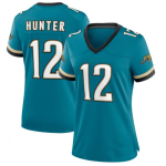 Kvaliteetne tikitud NFL Jacksonville Jaguars 12 Trevor Lawrence'i s&auml;rk meestele F&auml;nnide spordir&otilde;ivad Vintage Blue 12 blue