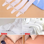 4 tk valge voodilina madratsi kate tekid haaratsid Klambrihoidja kinnitusvahendid elastne komplekt