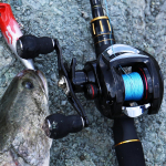 Baitcasting rullid s&uuml;sinikkiust 6.3:1 suure kiirusega &uuml;lisujuvad magnetpiduritega p&uuml;&uuml;girullid 18+1BB right hand valge