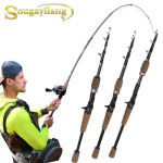 Spinningud 1,8&ndash;2,4 M kaasaskantavad s&uuml;sinikkiust teleskoop&otilde;ngeritvad Reisipaadiga kalap&uuml;&uuml;k 1.8M