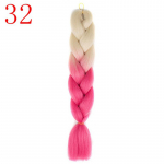 XINRAN Ombre Jumbo Braids s&uuml;nteetilised punutud juuksed lastele