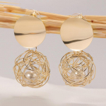 V&otilde;luvad geomeetrilised rippuvad k&otilde;rvar&otilde;ngad naistele Metal Statement rippuvad k&otilde;rvar&otilde;ngad Mood Ehted Kingitused style5