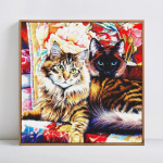 5D Teemantmaali Loomakass T&auml;is&uuml;mmarguse tikandi allahindlus Teemant 30x30