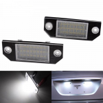 2 tk LED numbrim&auml;rgi lamp 12 V valge tuli sobib Ford Focus C-MAX MK2 jaoks valge