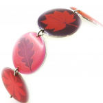 Les Tr&eacute;sors De Lily [D8213] - Bracelet Cr&eacute;ateur 'Bambou' Rose Violet lilla