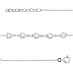 Altesse [M1177] - Bracelet Argent 'Love' argent&eacute; h&otilde;be