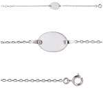 Altesse [Q9834] &ndash; h&otilde;bedane k&auml;ev&otilde;ru 'Bambino' h&otilde;be (roodiumiga kaetud) - 17x10 mm h&otilde;be