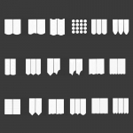 Prantsuse k&uuml;&uuml;nekleebised 18 lehte isekleepuvad manik&uuml;&uuml;ri k&uuml;&uuml;nekleebised n&auml;pun&auml;ited kumerad narmaskleebised valge