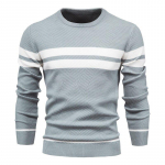 Kasuta kaelkirjakut kevad-s&uuml;gis vabaaja kampsun meeste pullover kampsun &otilde;huke meeste kampsun mood trend Lihtne meeste kampsun pikkade varrukatega soe L