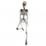Moekaunistuste festival 90 cm Simulatsioon Ornamendipidu Skelett Halloweeni Baar Inimese kummitava maja rekvisiidid