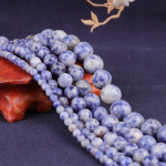 Looduslikust kivist sinine Sodaliit jaspis, &uuml;mmargune lahtised mineraalid helmed ehete valmistamiseks DIY k&auml;ev&otilde;ru 15 4mm 89pcs