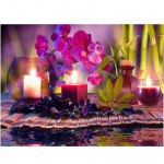 T&auml;is&uuml;mmargune/ruudukujuline 5D isetehtud teemantmaal Zeni ja Buddha maa teemanttikandid Ristpistekomplektid Kodukaunistus K&auml;sitsi valmistatud kingitused Round 20x30cm