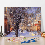 Numbrid &otilde;limaal Digitaalne &otilde;limaal DIY maalimine numbrite j&auml;rgi L&otilde;uend Numbrimaal K&auml;sitsi valmistatud 40x50cm no frame