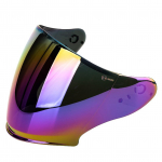 Mootorratta kiivri tuulekaitse objektiivi visiir, kumerdatud pind, mootori kiivri tarvikud mitmev&auml;rviline