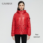 GASMAN 2021 Naiste kevadjope mood vabaaja l&uuml;hike parkka &Otilde;huke puuvillane kapuutsiga mantel naiste naiste jakid Soe &uuml;ler&otilde;ivas 21159 XXXXL punane