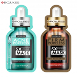 Rojukiss Akne/Pinduv/Punane seerum/Gluta/HYA/Omega/Perfect/Repair/Valge/Tsingi poorideta 5X intensiivmask 25 ml - Tai nahahooldus Acne 1 & Firm 1