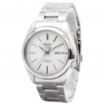 Seiko 5 Automatic 21 Jewels Japan Made SNKL41 SNKL41J1 SNKL41J Meestekell valge