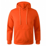 Meeste vabaaja kapuutsid Fliisist Hip Hop Solid Pullover Pusa Meeste Spordir&otilde;ivad Riietus Dressis&auml;rk Meeste R&otilde;ivad XXXL oranž