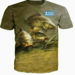 Suvine meeste 3D kalaprindiga T-s&auml;rk &otilde;ues vaba aja kalap&uuml;&uuml;giks Quick Dry Hingav Oversized XXS-6XL l&uuml;hikeste varrukatega T-s&auml;rk XXL