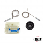 BWR5226 elektrilise elektrilise aknat&otilde;stuki t&otilde;stuki remondikomplekt ees vasakul Fiat Tipo MK2 356 357 Egea 2015-On 4/5 uks 52072857