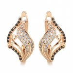 Vintage &otilde;&otilde;nes must valge tsirkoon naiste rippk&otilde;rvar&otilde;ngad moe gooti ehted kingitused