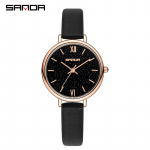 SANDA veekindel elektrooniline k&auml;ekell, moodne naiste kvartskell, lihtne p&otilde;rutus- ja kukkumiskindel spordikell naiste kvartskell