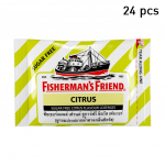 Fisherman's Friend imemistabletid, tsitruselised, suhkruvabad tsitruse maitsega pastillid, 25 g. x 6 /12 / 24 tk 25 g. x 24 pcs