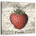 L&otilde;uenditr&uuml;kk Strawberry vintage 30x30 punane