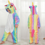 Kigurumi Onesie Kids Unicorn Pidžaamad Lastele Loomad Multikad Liiprid Beebi kost&uuml;&uuml;m Talvine T&uuml;drukud Licorne Jumspuit 8t