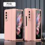 Samsung Galaxy Z Fold 3 4 5g hingedega &uuml;mbris Samsung Z Fold 3 hingega &uuml;mbrisele Z Fold4 koos esiekraaniga klaaskilega t&auml;issoomuse &uuml;mbris For Galaxy Z Fold 4 roosa