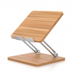 Puidust reguleeritav tahvelarvuti aluse alus lugemisvoodile Alumiiniumist tahvelarvuti lauaalusele Ipad Xiaomi Huawei kokkupandav libisemiskindel kronstein