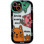 Cute Cat Funny Animals P&otilde;rutuskindel p&otilde;rkeraua l&auml;bipaistev telefoni&uuml;mbris iPhone 14 13 12 11 Pro Max Cartoon pehmest silikoonist tagakaane &uuml;mbris For iPhone 12