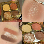 4 v&auml;rvi Pearly Glitter lauv&auml;rvipalett Bright Matte Shimmer lauv&auml;rv Veekindel pigment jumestuskosmeetika 07-ctp