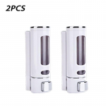 Seebi dosaator Seinale paigaldatav vedel vannituba k&auml;tepesu du&scaron;igeeli &scaron;ampoon Home 800ML valge